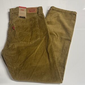 Levis Corduroy Pants Womens 32 30 Original Style Tan